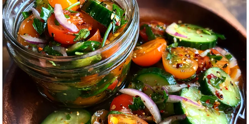 Refreshing Cucumber Tomato Salad
