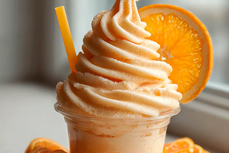 Fresh ingredients for Refreshing Orange Whip