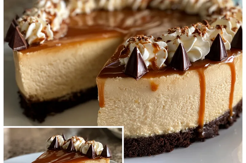 Cooking process for Rich Espresso Cheesecake Delight