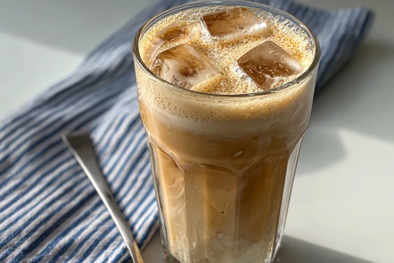 A step-by-step visual guide showcasing the preparation of Root Beer Rum Delight, including mixing and serving.