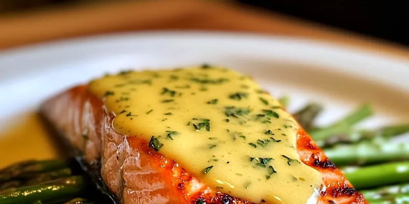 Elegant Salmon Oscar Delight