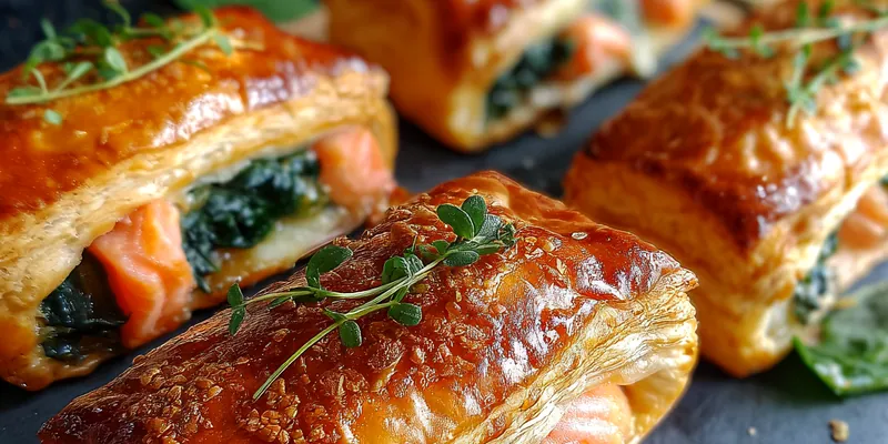 Salmon Puff Pastry Delight