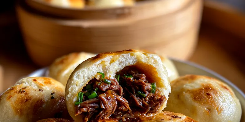 Savory Beef Bao Buns