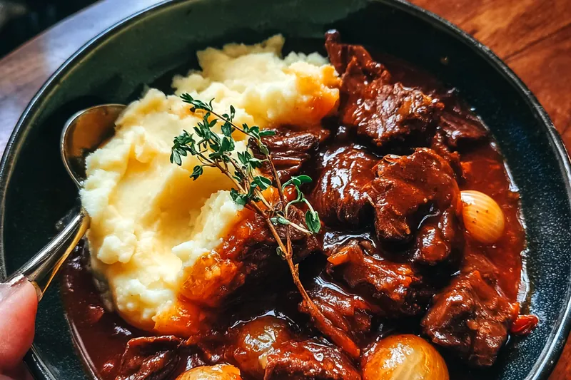 Fresh ingredients for Savory Beef Stew Delight