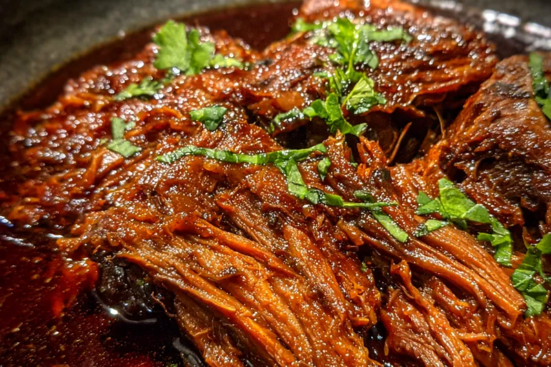 Cooking process for Savory Caramelized Beef Brisket