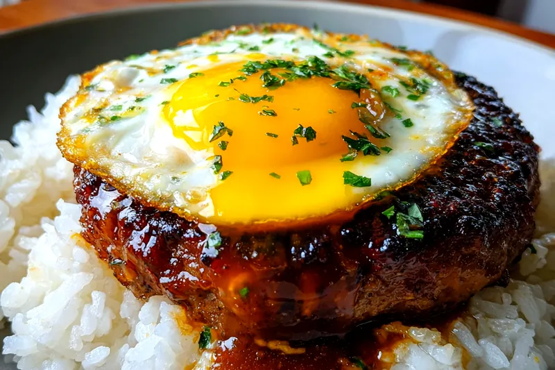 Cooking process for Savory Egg Rice Delight