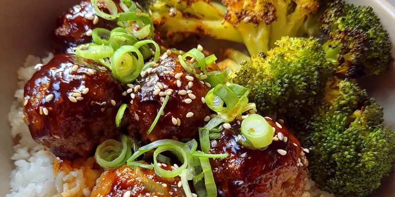 Savory Glazed Beef Meatballs