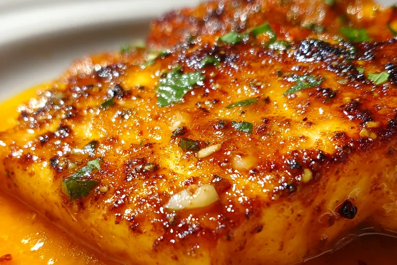 Cooking process for Savory Herb Butter Chicken