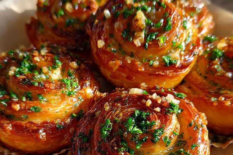 Fresh ingredients for Savory Herb Garlic Pastry
