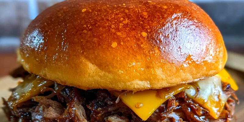 Savory Pulled Beef Sandwich