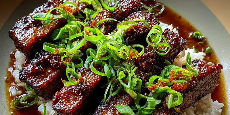 Sticky Glazed BBQ Chicken