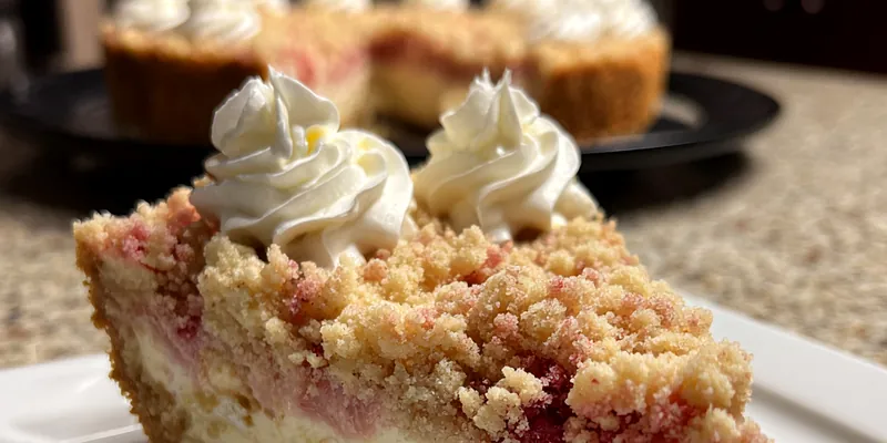 Strawberry Crunch Cheesecake