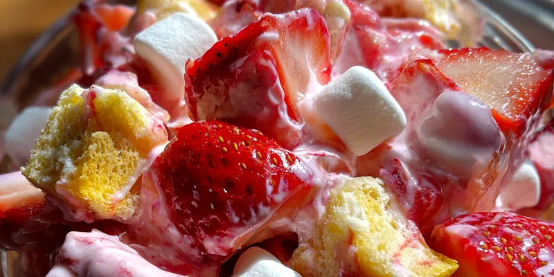 Strawberry Fluff Dessert Delight