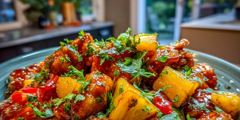 Sweet Pineapple Chicken Delight