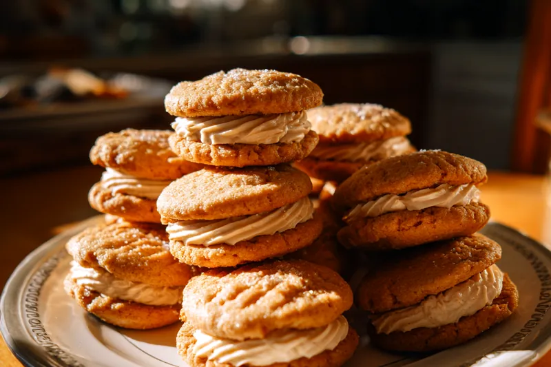 Cooking process for Sweet Potato Cheesecake Cookies