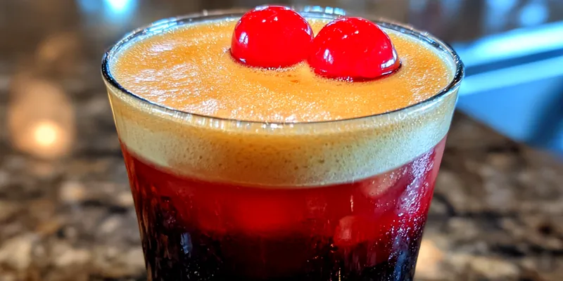 Velvety Kahlua Layered Cocktail