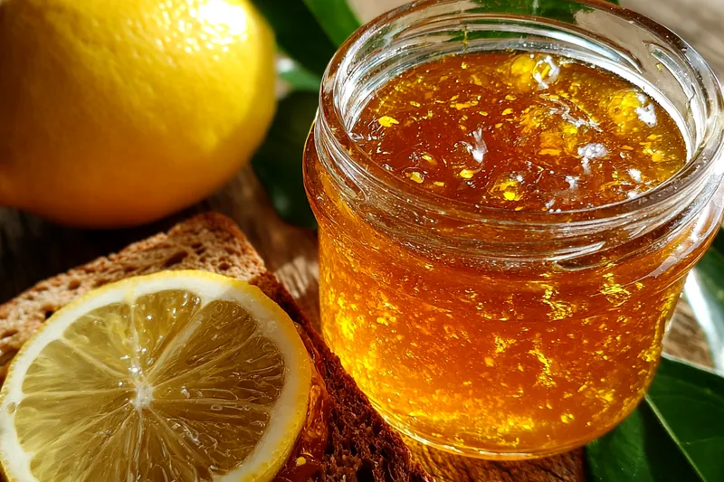 Cooking process for Zesty Lemon Preserve Delight