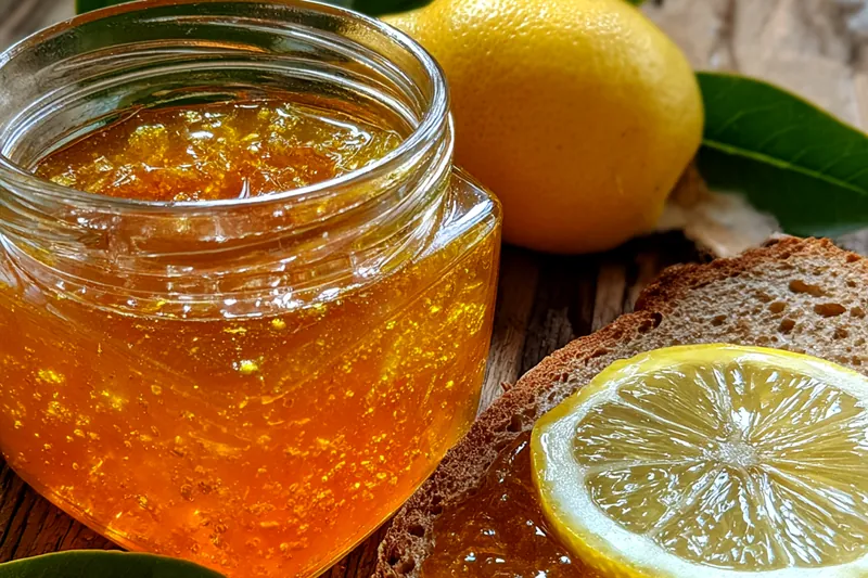 Fresh ingredients for Zesty Lemon Preserve Delight